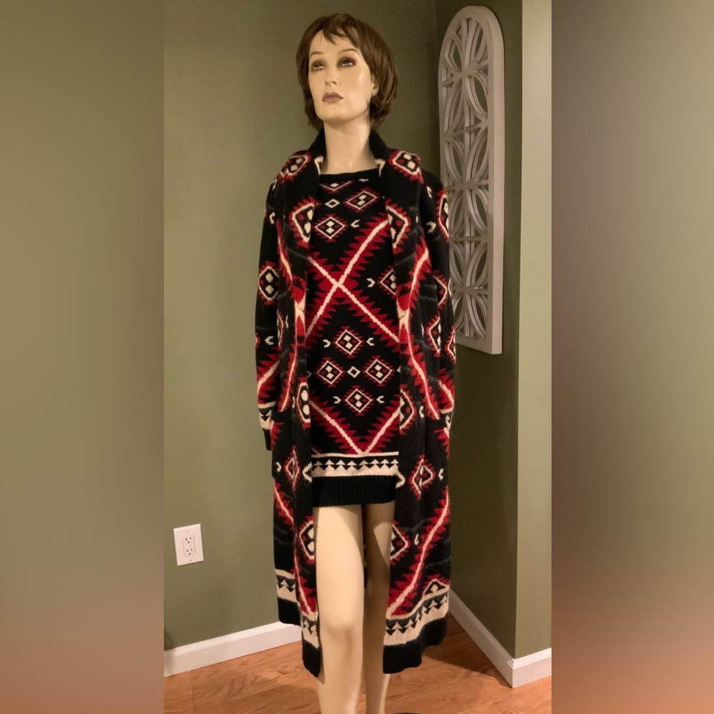 LAUREN Ralph Lauren 2 piece wool sweater and cardigan size small medium